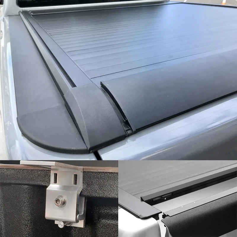 Hot Selling Factory High Quality 4x4 Pickup Truck Bed Cover Hard Tonneau Cover for  Ram 1500 2500  Hilux Tacoma Tundra