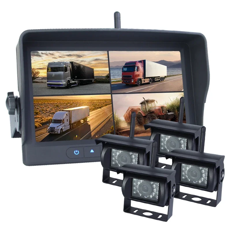 7 Inch Bus/truck/vr Waterproof Wireless Backup Camera System Wireless Truck Camera System