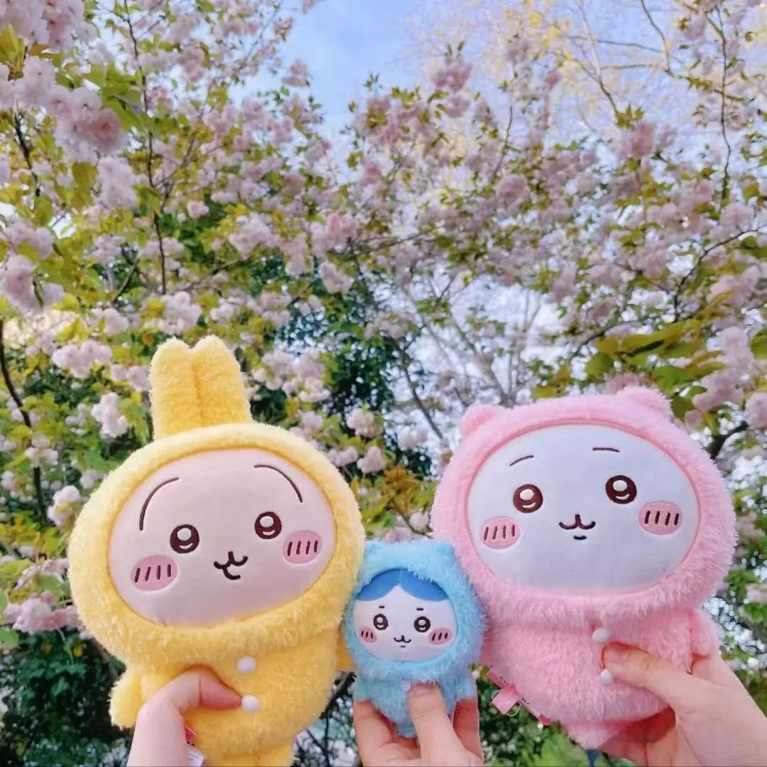 Chiikawa Boneca de pelúcia Ika Pijama Pequeno Oito Boneca fofa Mochila Chaveiro Pingente Brinquedo de pelúcia Usachi