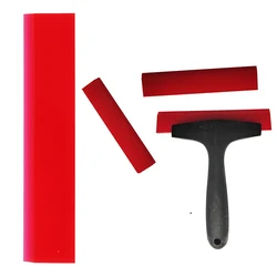 Black Plastic Handle Scraper shovels for Car vinyl Film sticker wrapping Window Cleaning Water Squeegee Tint Tool