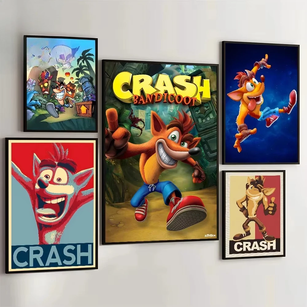 Crash Bandicoot juego mosaico 5D Kit de pintura de diamante DIY artesanía arte taladro completo decoración de Roma regalo