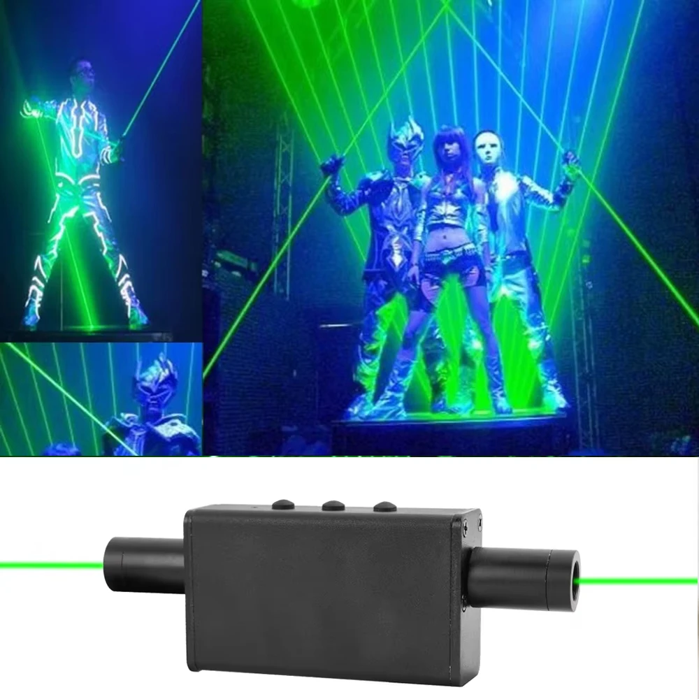 

Double Headed Green Laser Sword Laser Dance Handheld Stage Props For Laser Man Show Portable Laser Dance Props