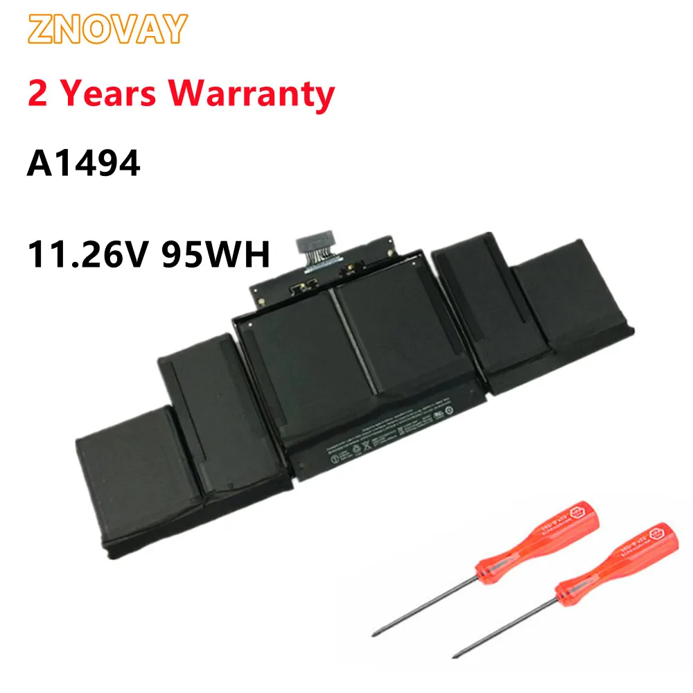 

A1494 A1417 Laptop Battery for Apple MacBook Pro 15" A1398 Retina 212 2013 2014 Year