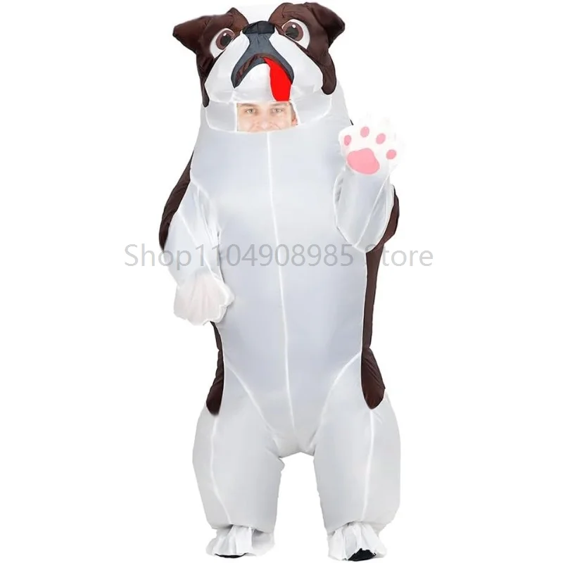 

Shapi dog inflatable costume adult dog play suit for adults to play funny Halloween animal puppy Cosplay dress up