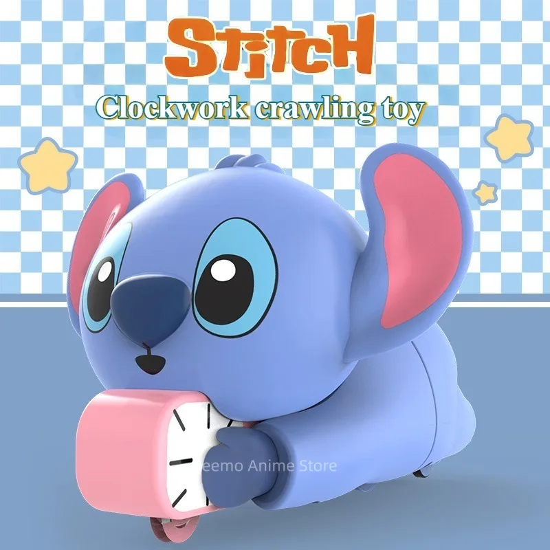 Nuevo juguete para gatear móvil Lilo & Stitch, colgante de descompresión de Anime Kawaii My Melody, juguete para regalo de relojería de moda de dibujos animados para niños
