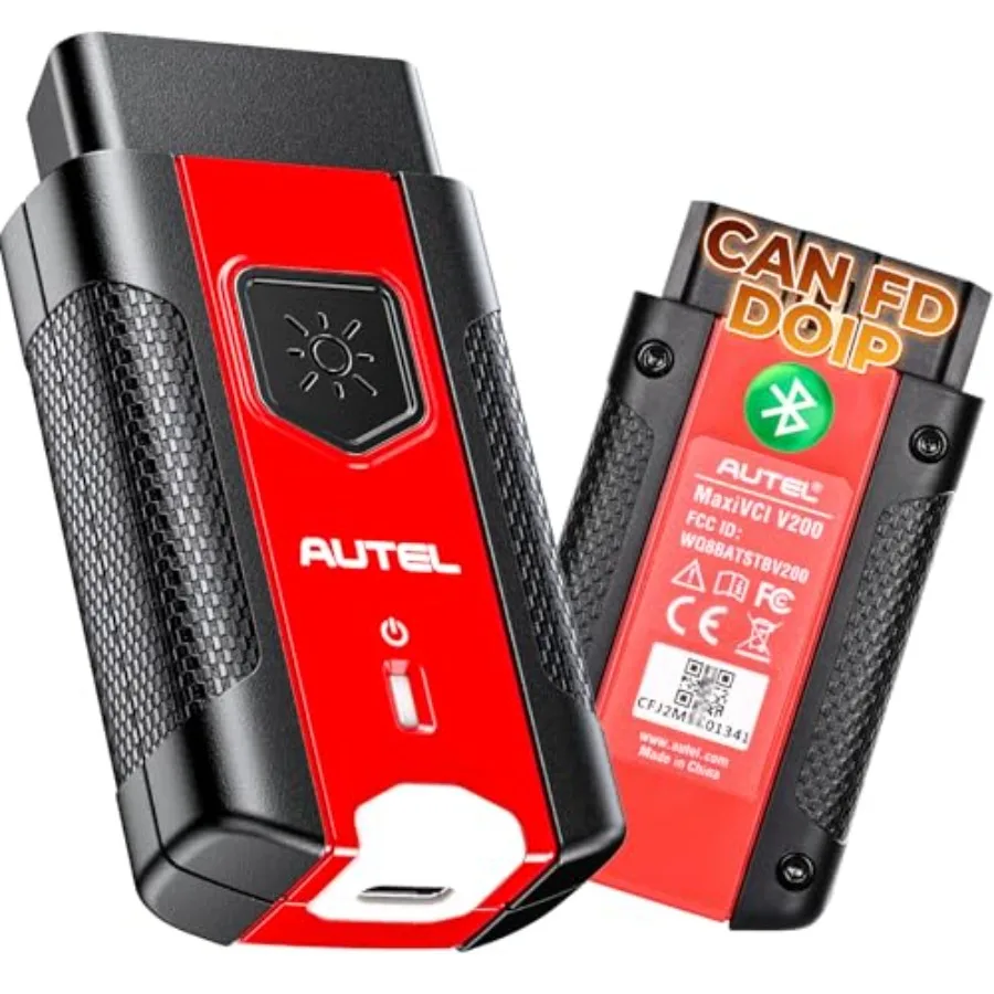 محول موصل Obd2 اللاسلكي MaxiVCI V200 VCI200 2025 VCI 200 Obd2 دونجل تشخيصي لتشخيص المركبات الشامل