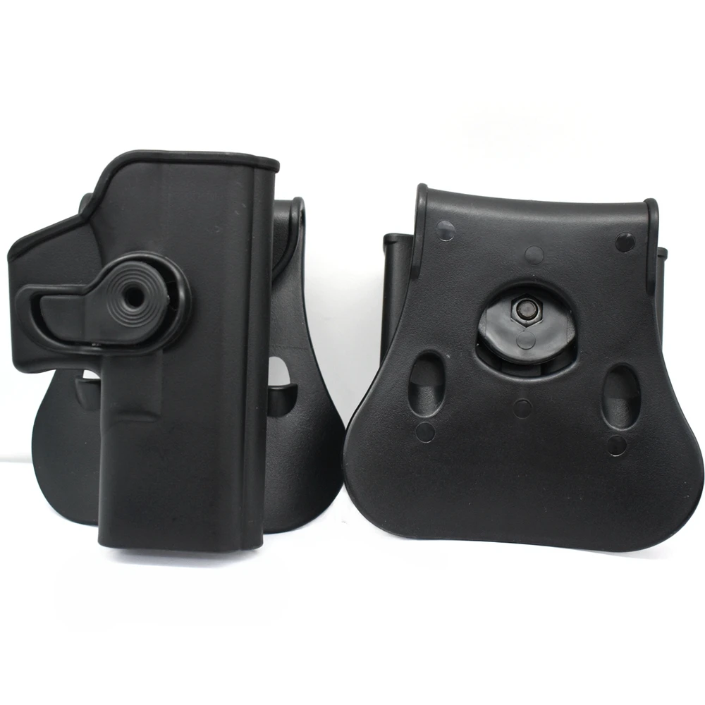 Tactical Holster for Glock 17 19 Gen1-4 Case Holster Waist Paddle Carry with 9mm Double Mag Pouch Hunting Accessories