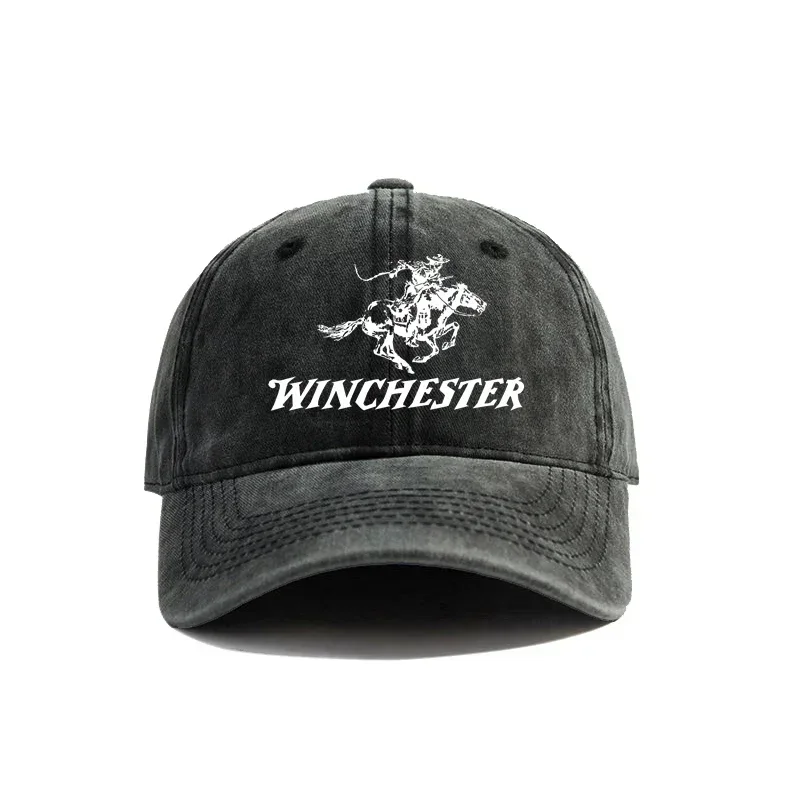 

Бейсболка Winchester для мужчин и женщин, потертая Кепка для отдыха на открытом воздухе, регулируемая, летняя