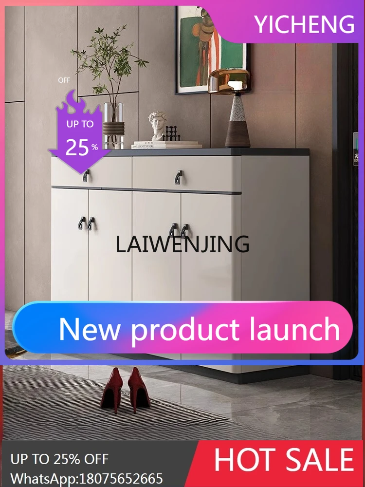 

LYY Entry Door Shoe Cabinet Household Door Entrance One External Corridor Locker