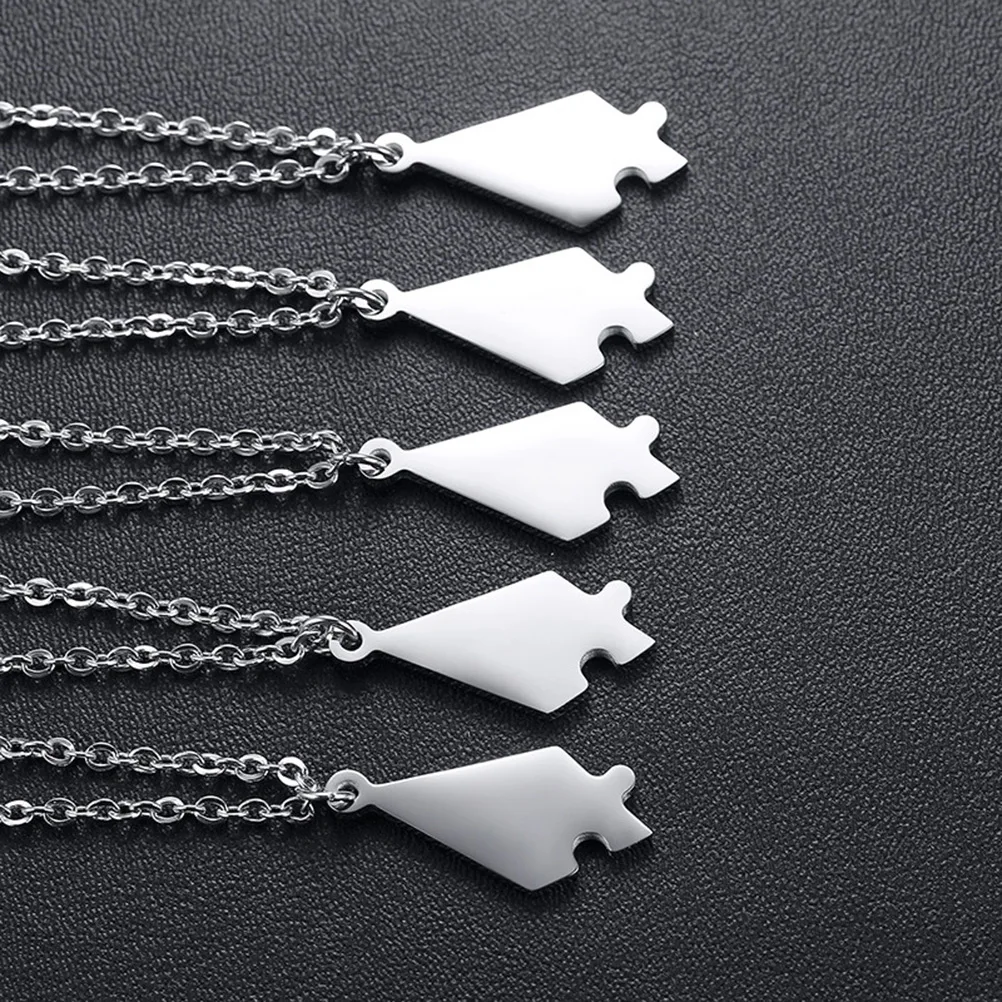 

5Pcs Five-Pointed Star Pendant Necklace Set Creative Jewelry Accessories Fashion Neck Decoration Durable Gift for Best Friends