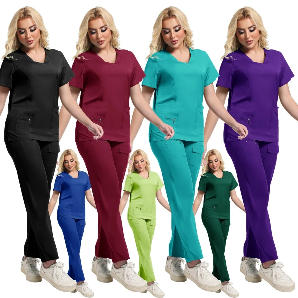 Hand Washing Clothes Male Women Doctors Clothes Dental Oral Care Clothes Pet Hospital Quick Drying Work Clothes Surgical Gowns view 3