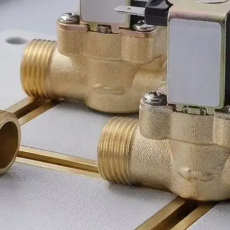 For Consistent Shower Temperature 4-way Solenoid Valve As Shown High-temperature Resistant Precise Temperature Control