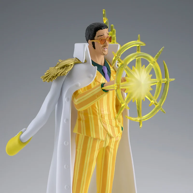 Genuine Original Bandai Banpresto One Piece Logia Borsalino PVC Anime Figure Model Desktop Ornament Doll Collector Figurine Toys
