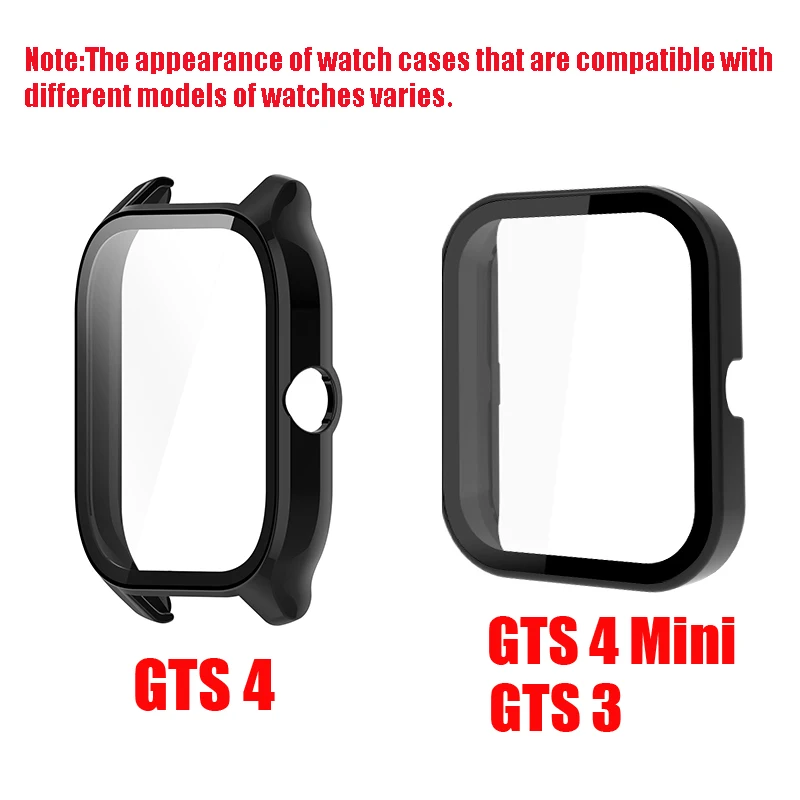 Fall + Glas Für Amazfit GTS 4/4 Mini Fällen Vollständige Abdeckung Schutz Shell Für Amazfit GTS 4 Mini Screen Protector schutzhülle – Detail 1