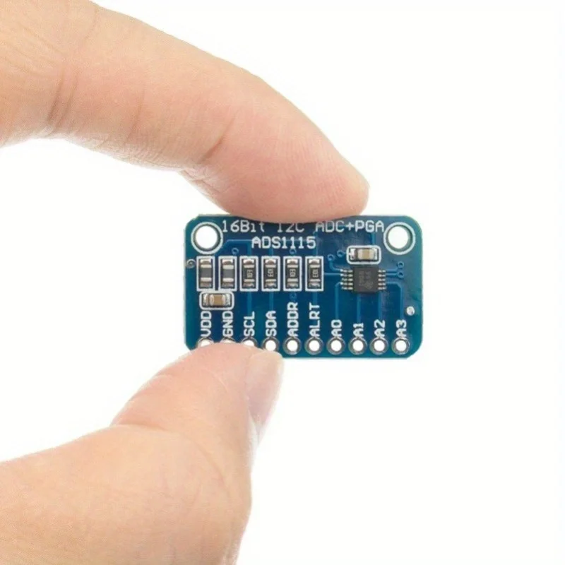 ADS1115 16-Bit 16-bayt 4 kanallı I2C IIC analog-dijital ADC dönüştürücü PGA ve Arduino, ahududu Pi ve yüksek hassasiyet