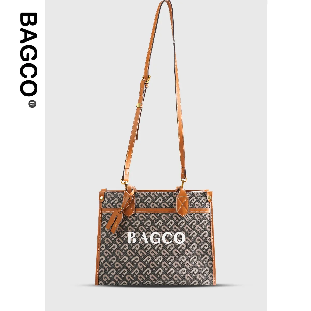 

BAGCO | Сумка через плечо с дизайнерским принтом и верхней ручкой