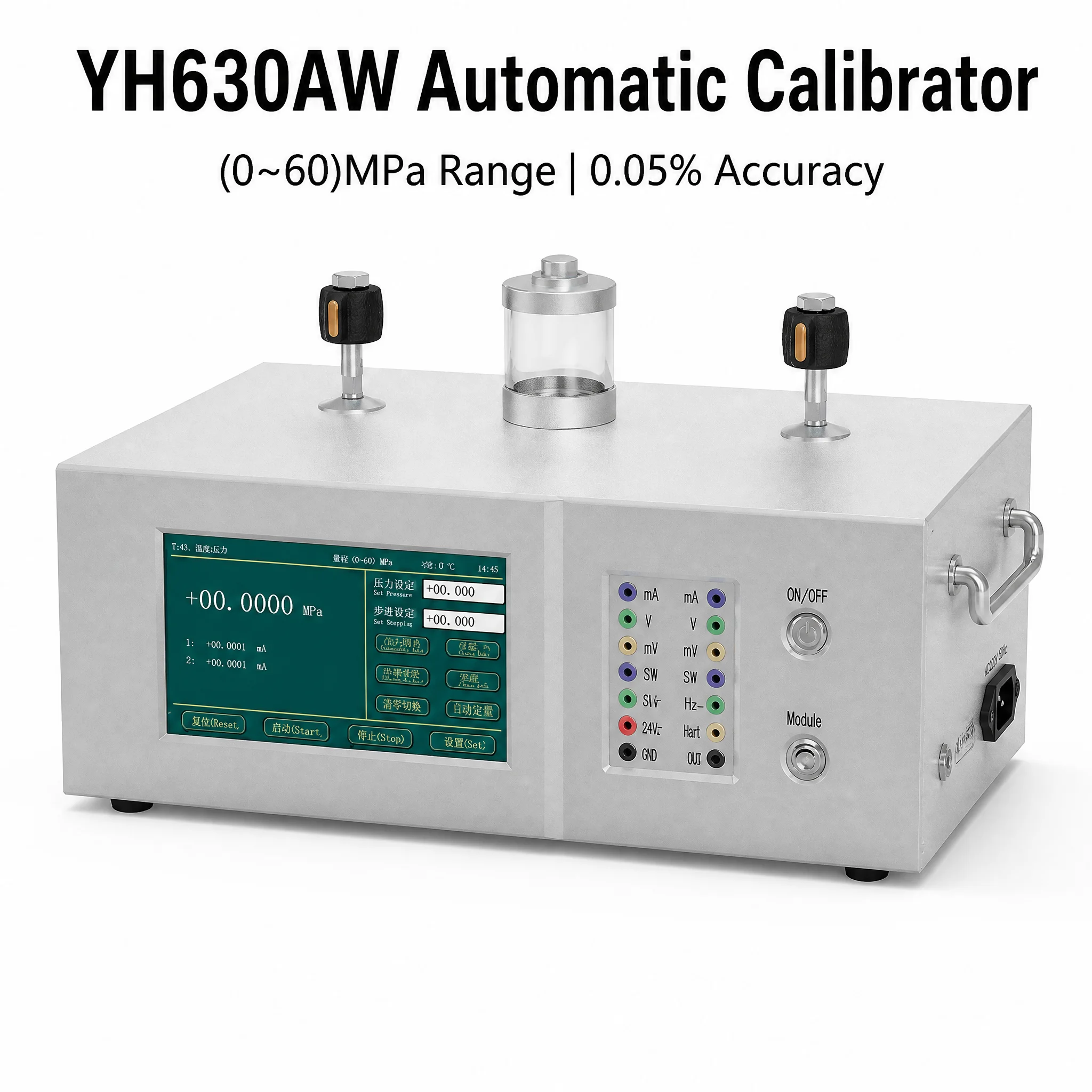 YH630AW High Accuracy Automatic Metrology Oil Water Pressure Testing Equipment