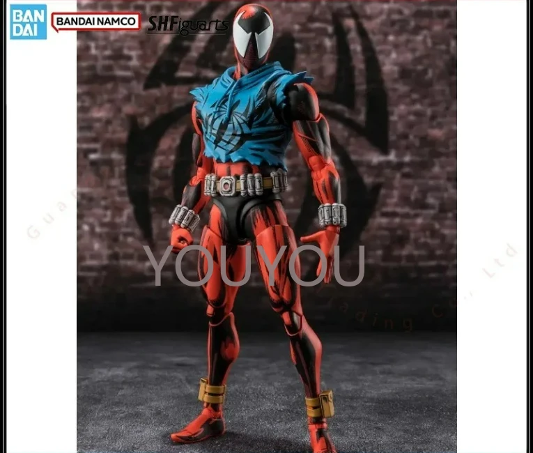 

100% Оригинальная фигурка BANDAI S.H.Figuarts Spider-Man Across The Spider-Verse Бен Райли Скарлетт Спайдер
