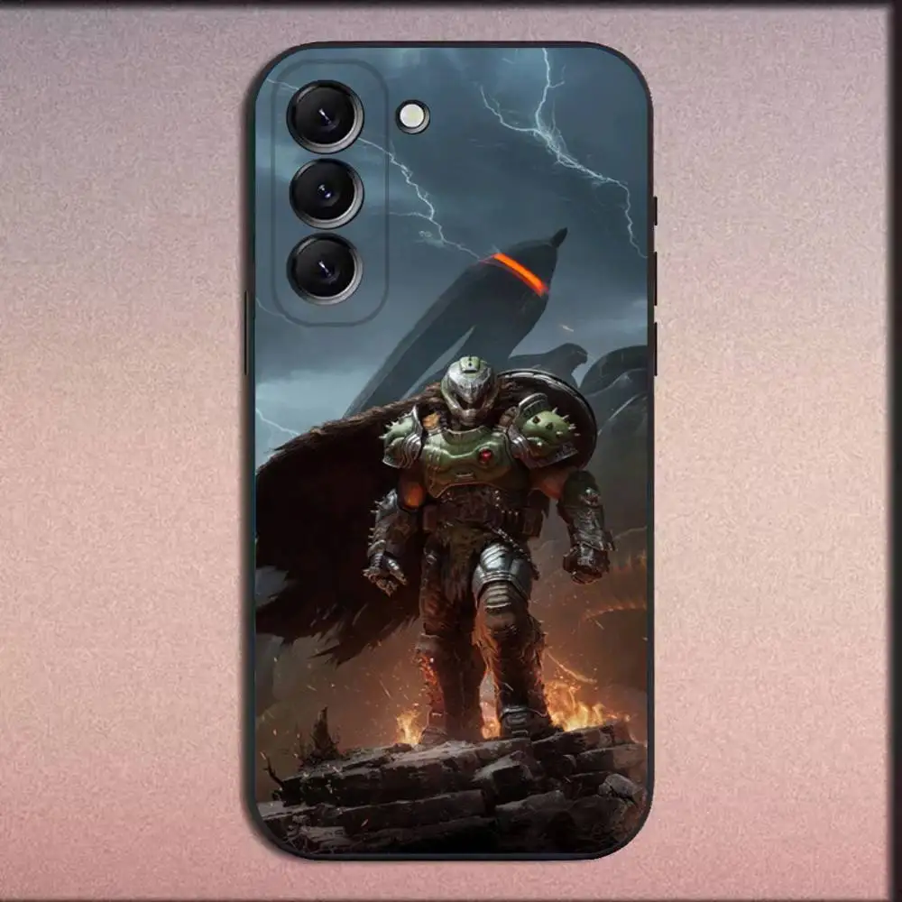 D-Doom The Dark Ages Phone Case For Samsung Galaxy A20,A21s,A22,A31,A32,A52,A53,A72,73,A80 Soft Black Cover