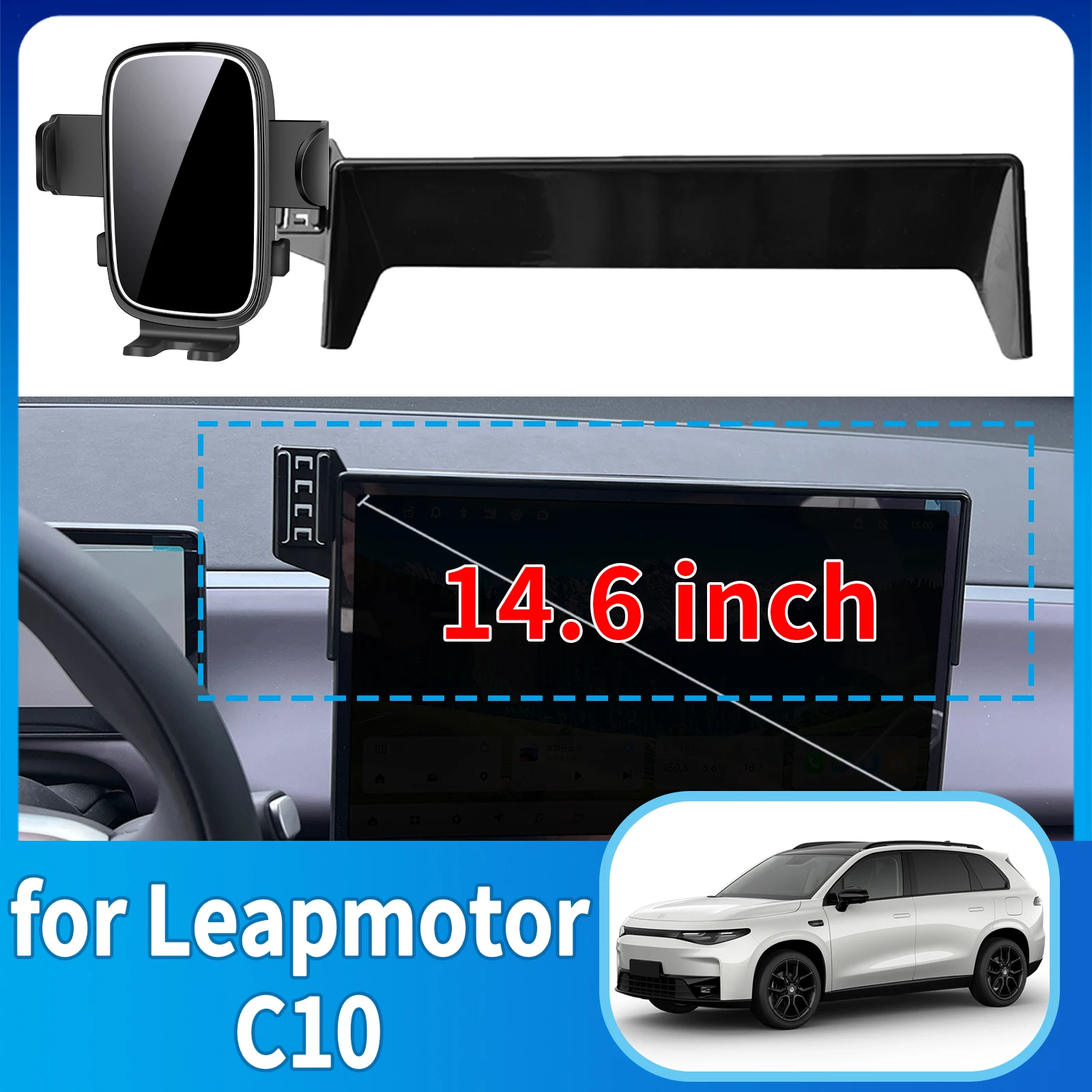 

fit for Leapmotor C10 Phone Holder, Dashboard Screen Mount Bracket Easy Installation​​ Car accessoires