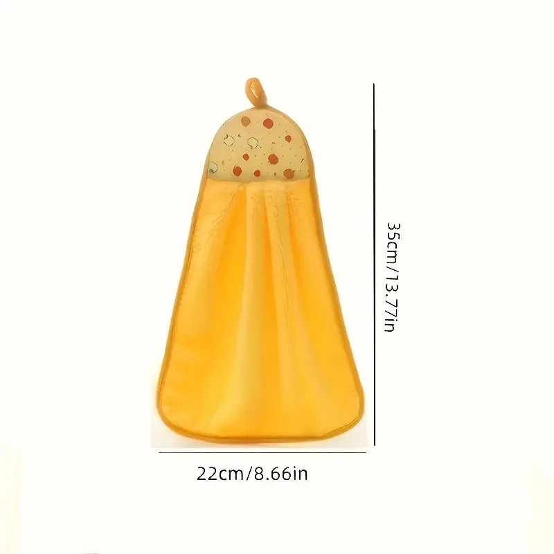 1 pcs  Towel for Kitchen Bathroom Candy Color Dishcloths Handkerchief and Hanging Hand Towels,Hand Drying Towels with Loop