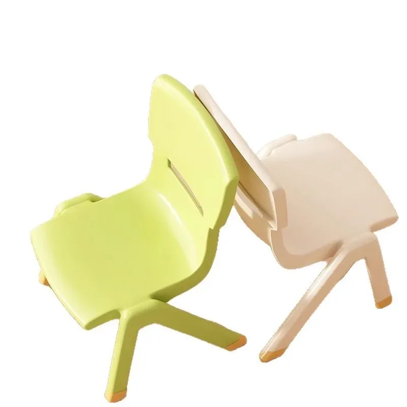 

Children's Thickened Back Chair Kindergarten Baby Small Stool Household Living Room Coffee Table Infant Dining Chair Portable