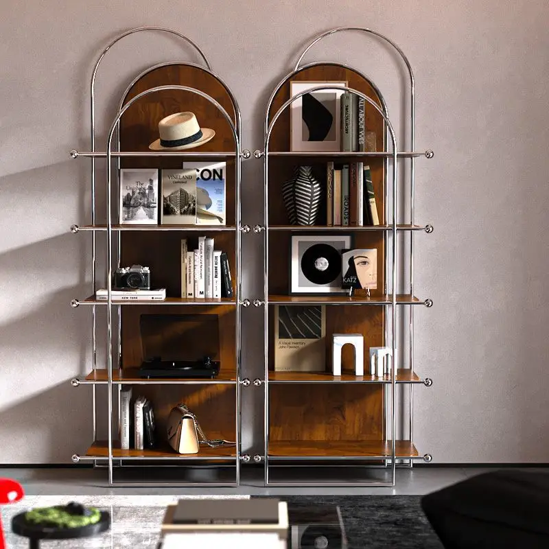 

Medieval French stainless steel bookshelf