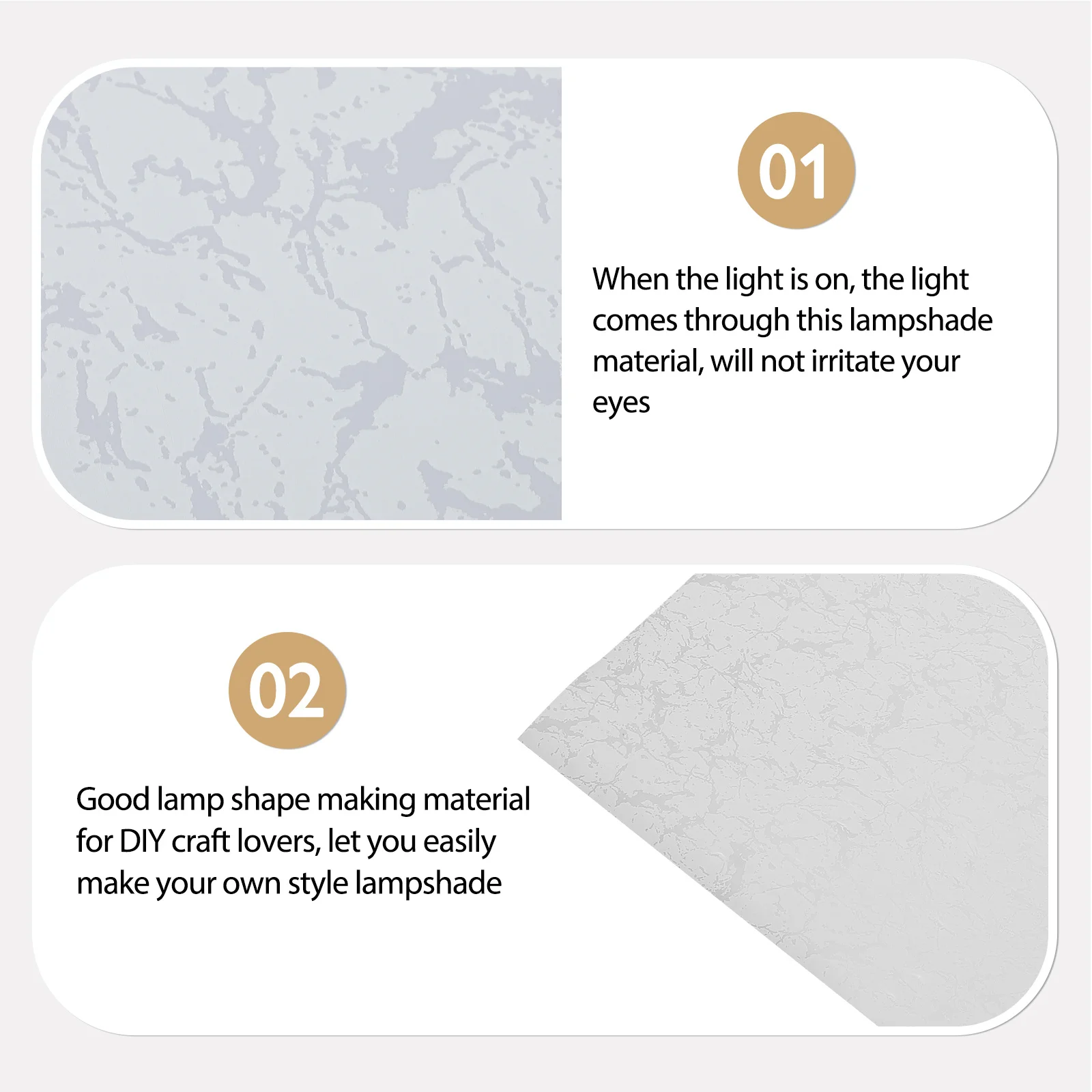 

2 шт., 2 рулона, абажур, материал, ПВХ, крышка лампы «сделай сам», поставка для настольного напольного светильника, декоративная теплая атмосферная крышка