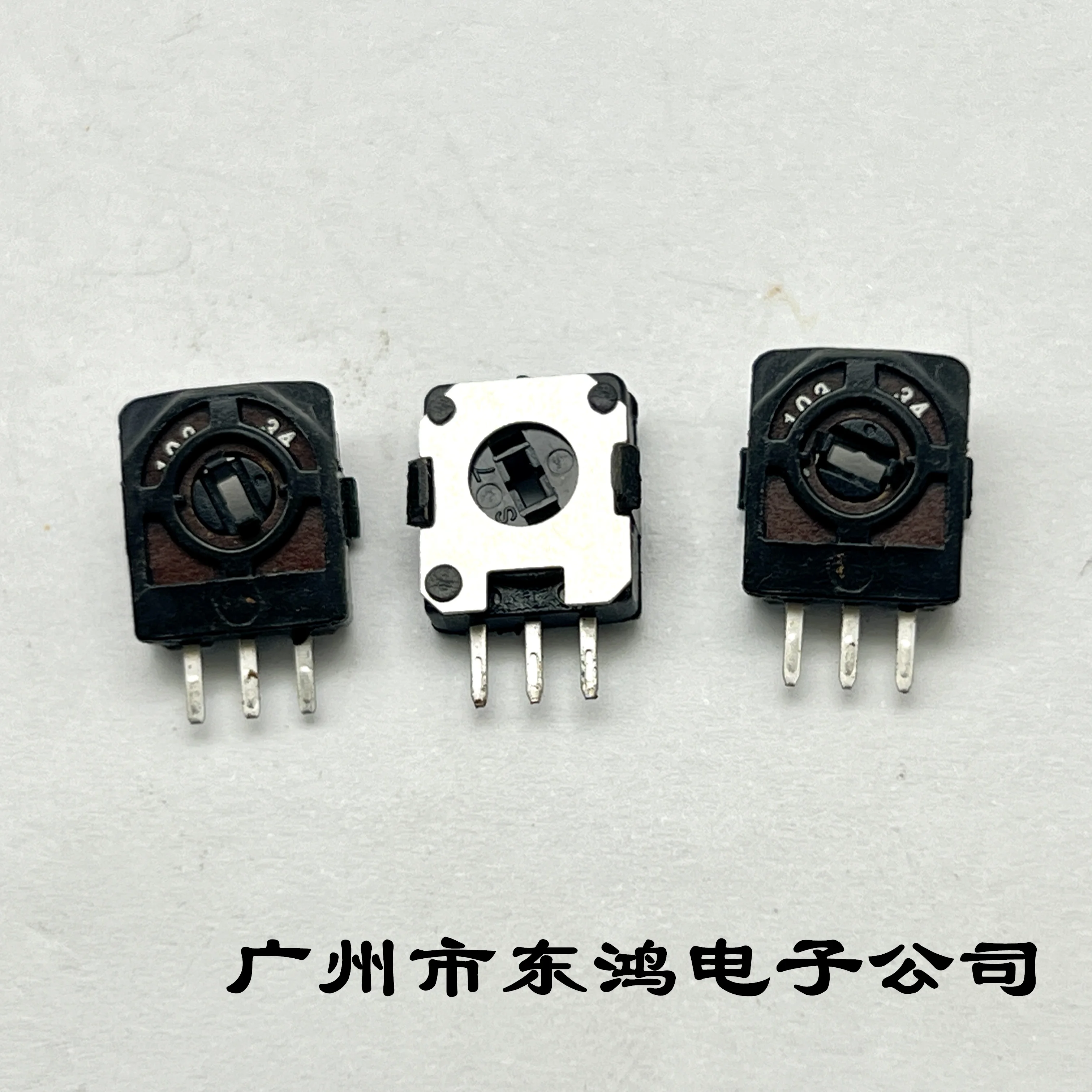 5 PCS 3D wooden joystick replacement single potentiometer B10K 34 ° black