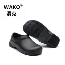 New Men's Chef Kitchen Working Slippers Non-slip Waterproof Oil-proof Shoes Rubber Rain boots for Men and Women Unisex Sandals