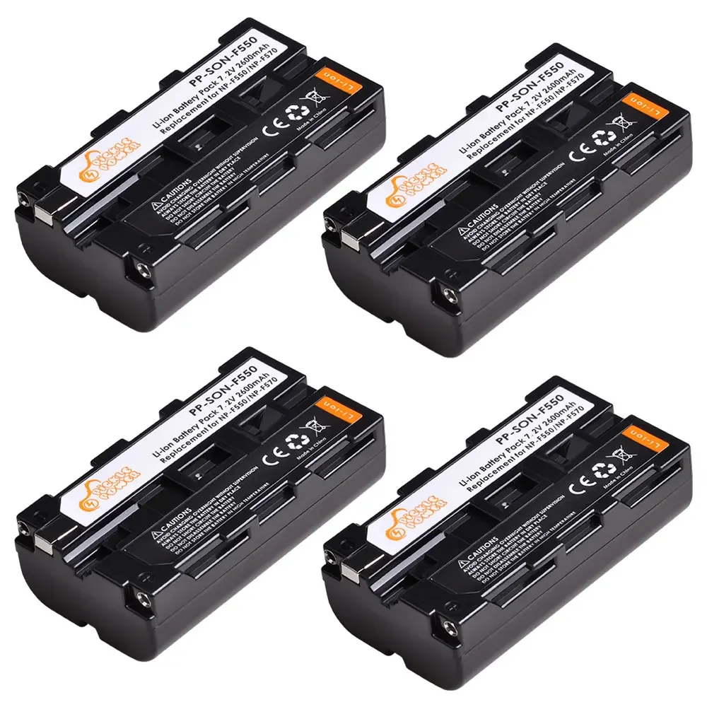 Pickle Power 2600mAh Battery NP-F550 NP-F570 NP-F730 NP-F750 For Sony NP-F750 NP-F960 F970 Camera ,for Godox LED Video light