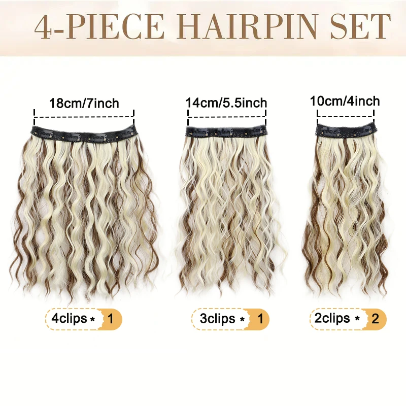 Thumbnail 4 - #91 Popular Clip-In Synthetic Hair Extensions Choices
