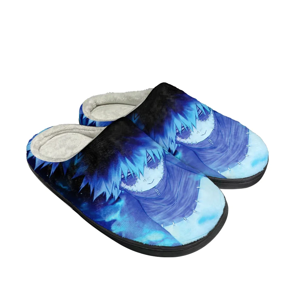 

Hot My Hero Academia Dabi Cotton Custom Slippers Mens Womens Sandals Plush Casual Keep Warm Shoes Thermal Comfortable Slipper