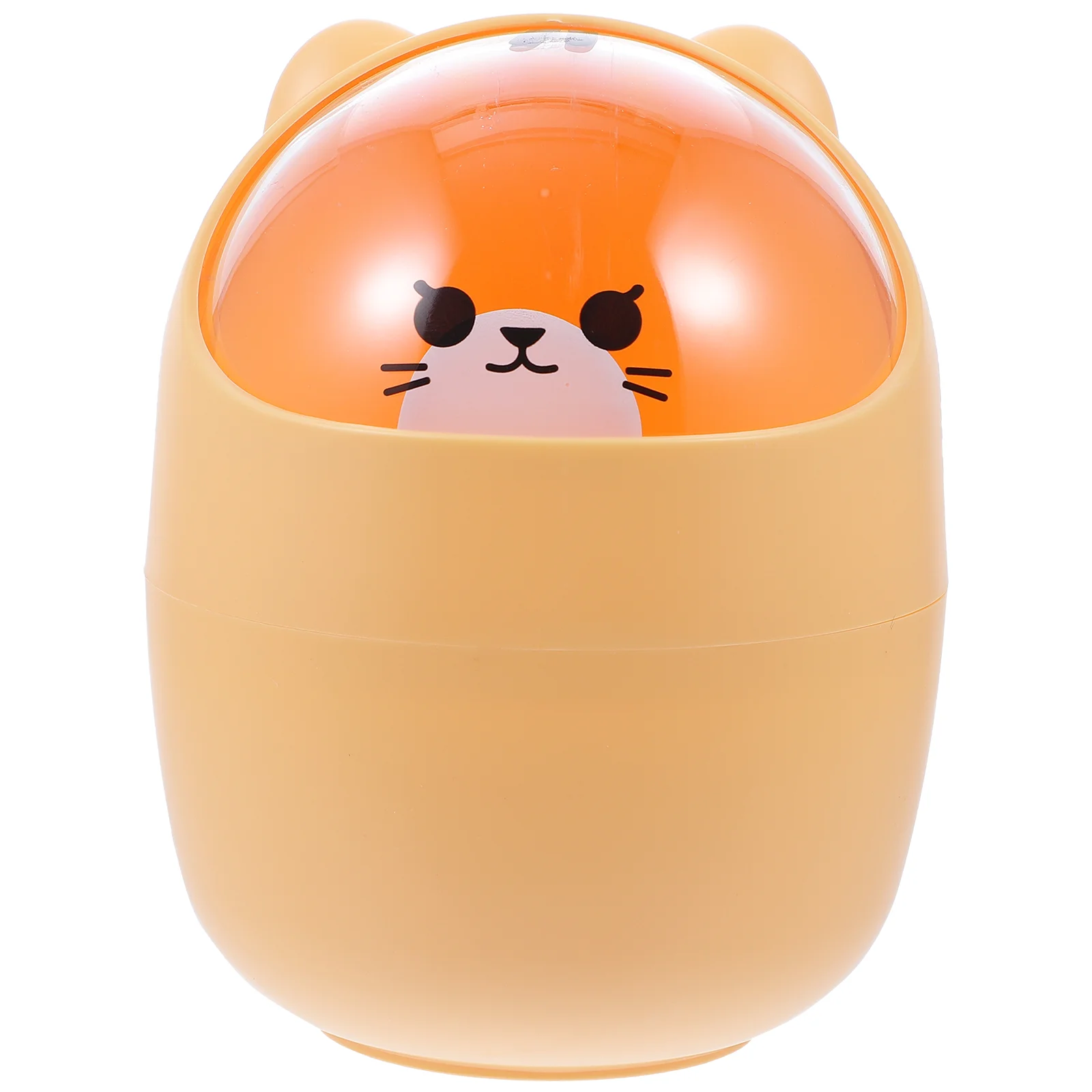 

Mini Trash Can for Office Table Cans Decorate Desk Garbage Multi-functional Storage Bin Desktop with Lid