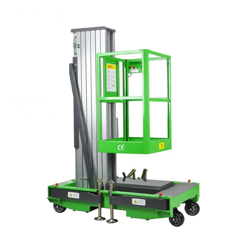 

6 Meters 8 Meters Mobile Hydraulic Lift Small Aerial Work Vehicle Climbing Ladder Sloop, Aluminum Alloy Lift