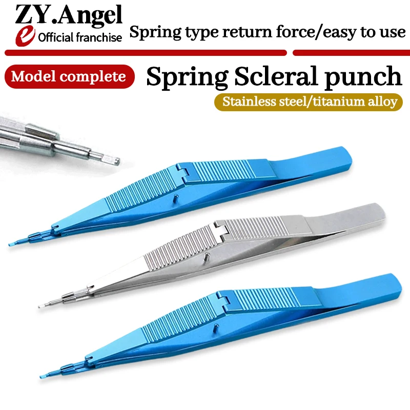 Ophthalmic Microscleral Slicer Ophthalmic Trabecular Slicer 0.8 1.0 1.5m Titanium Alloy Surgical Tool