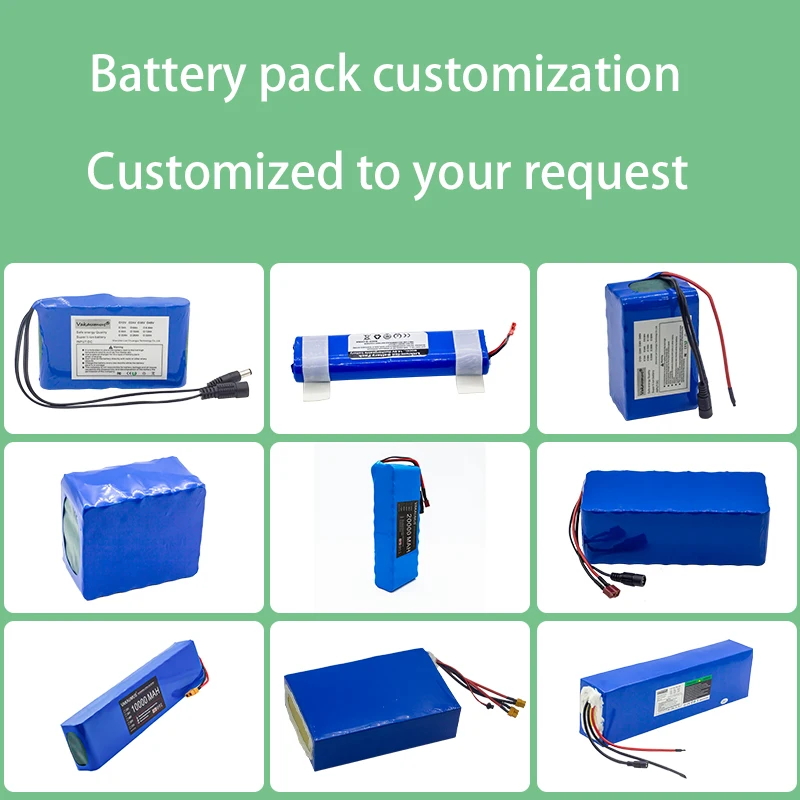 Customized higher quality Li-ion Battery 24V 36V 48V 72V 10AH 20AH 30AH 40AH 18650/21700 Battery Pack Built-in protection plate