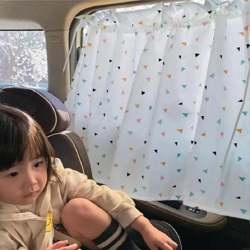 R66D Convenience Car Side Window SunShade Curtain for Infants Sunproof Car Curtains