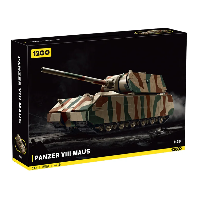 

В НАЛИЧИИ 97025 MOC Ww2 Военный Маус Супер-тяжелый танк Строительные блоки Кирпичи Модель игрушки для детей Рождественский подарочный набор