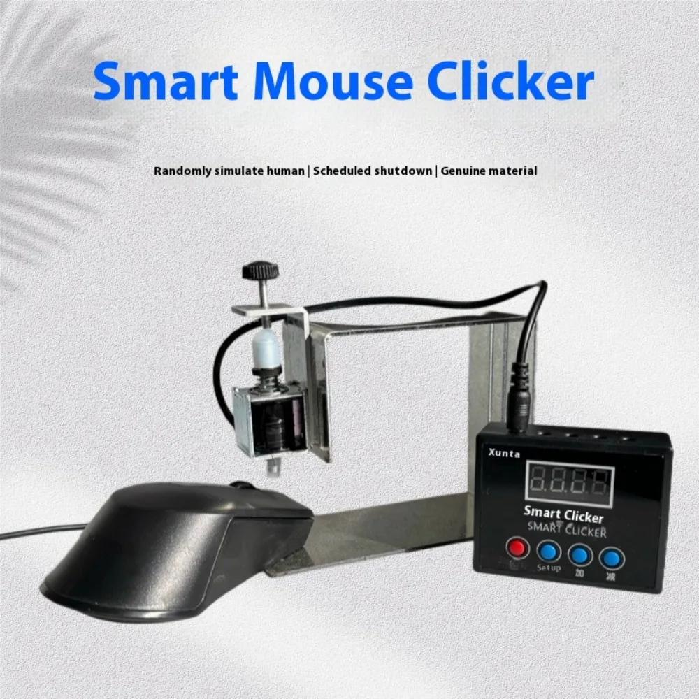 Physical Mouse Clicker, Computer Keyboard Clicker Physical Mouse Jiggler Mouse Mover Automatic Click Tool