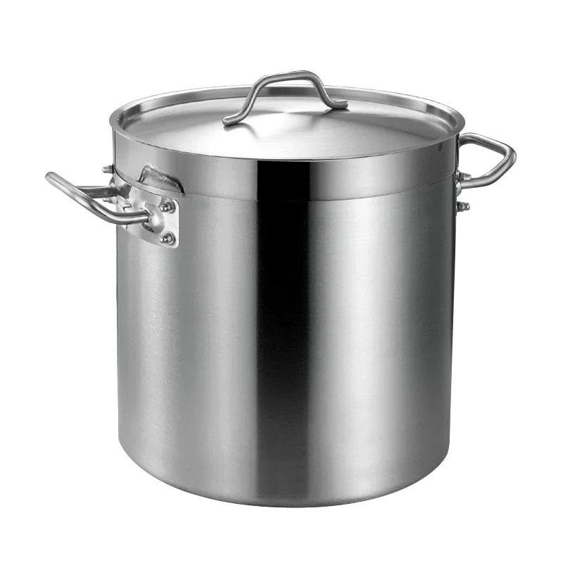 304 Stainless Steel Integrated Thickened Soup Bucket Commercial Soup Pot Large Capacity Household Halogen Bucket Pot Soup