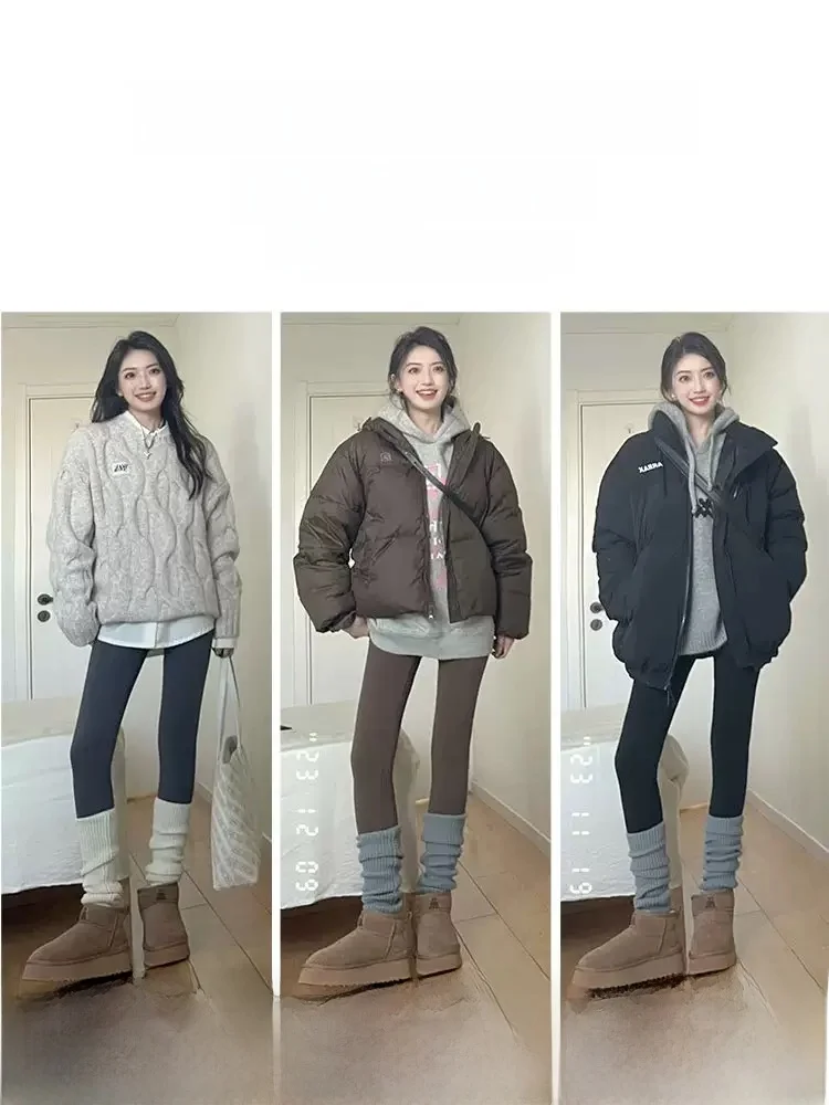 Pantaloni da donna in pelle arca Fce foderati slim fit pantaloni fitn yoga vita alta gamba lunga casual funzione di sollevamento del sedere