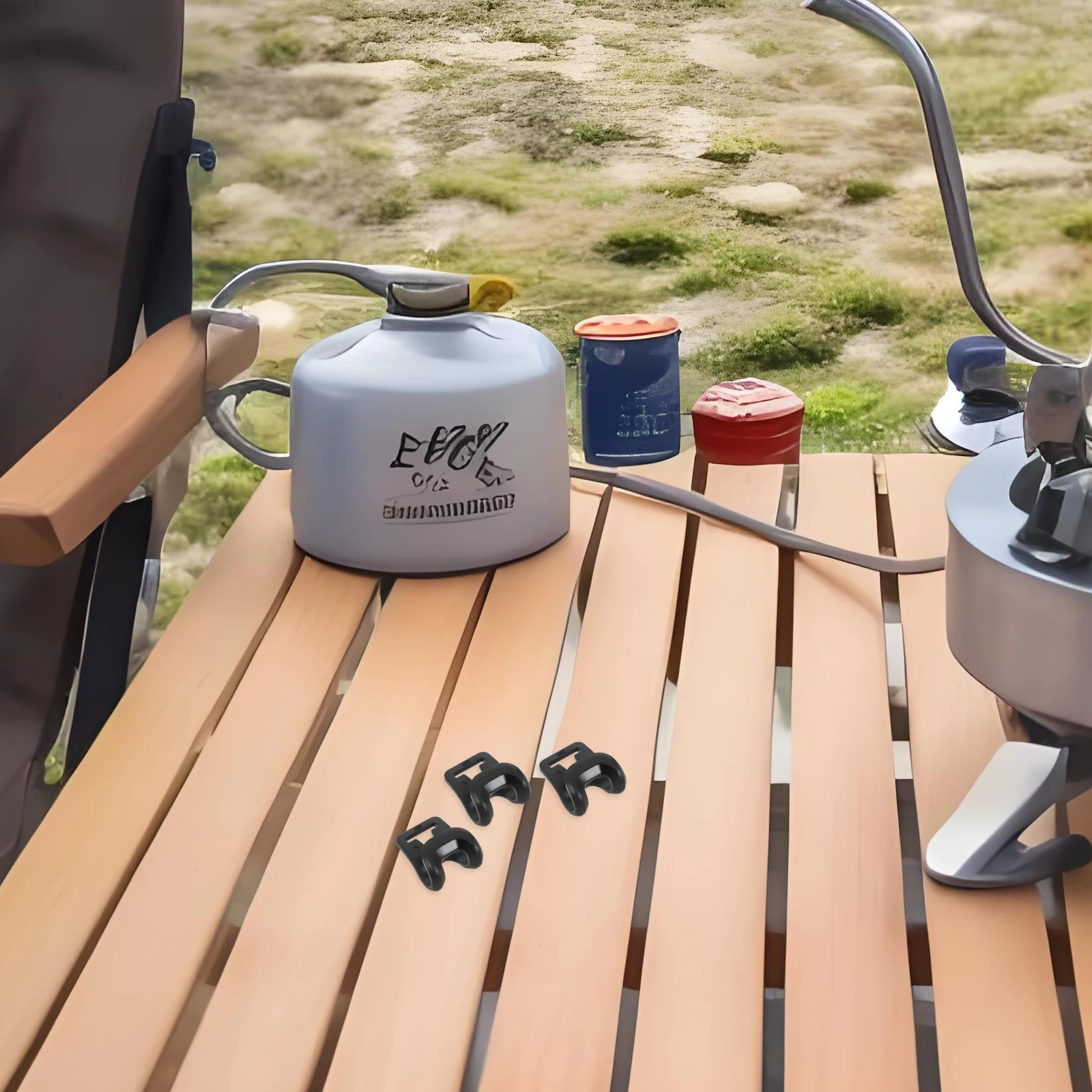 

10Pcs Plastic Tent Hooks Resistant to Damage Long Lasting Use for Outdoor Adventures Tent Clip Camp Accessories