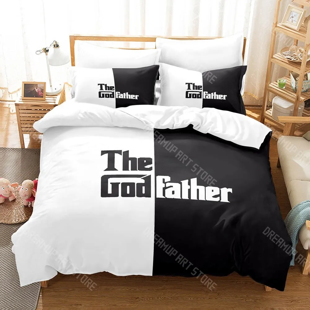 3D Printed The Godfather Bedding Set for Boys Girls Duvet Cover Pillowcase Twin Queen King Full Single Double Sizes