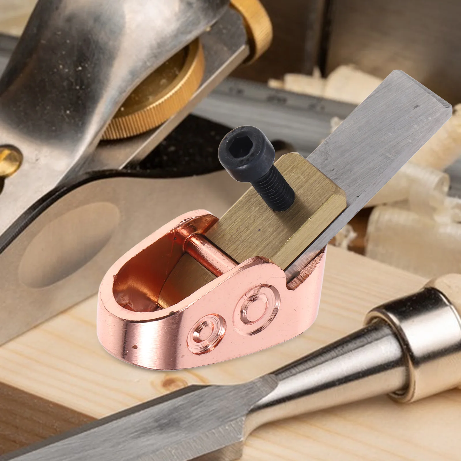 

Brass Thumb Plane Tool for Violin Making Durable Steel Hand Tool Woodworking Luthier Cello Viola Musical Craft Mini Planer