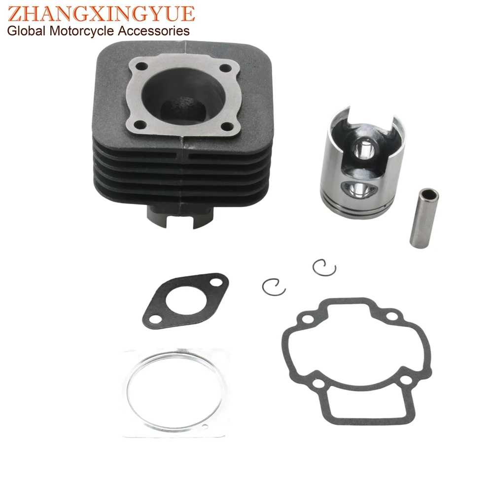 47mm 70cc Big Bore Cylinder Kit For Gilera 50 Easy Moving Ice Stalker Naked Storm Typhoon Xr 50cc AC 2 Stroke Scooter Engine