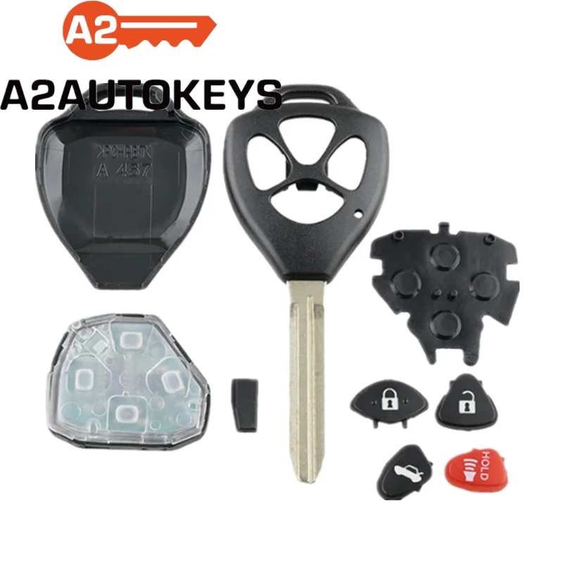 A2AUTOKEYS HYQ12BBY 314.4 Mhz ID67 4 Buttons Car Remote Key For Toyota Camry Avalon Corolla Matrix RAV4 Yaris Venza tC/xA/xB/xC