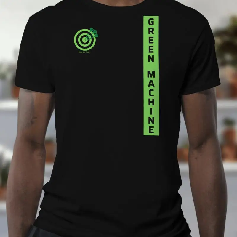 Van Gerwen T Shirt Darts Green Machine Netherlands Player Organic