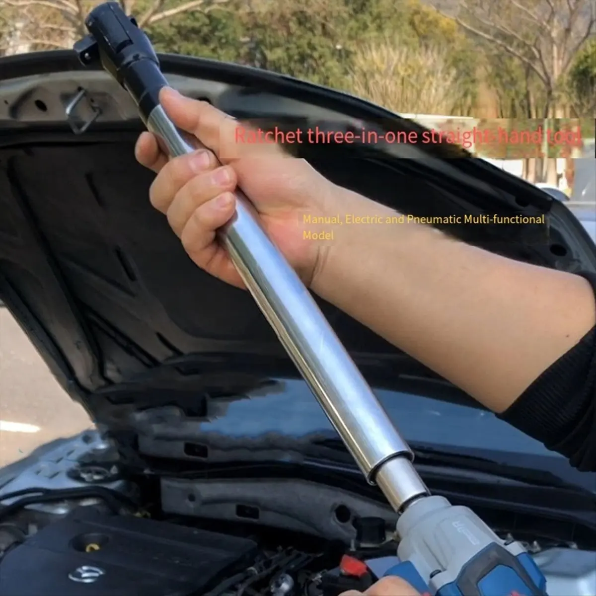 Offset Impact Extension Wrench Manual Ideal for Narrow Spaces, Hard-to-Reach Bolts in Auto/Plumbing/Furniture Jobs