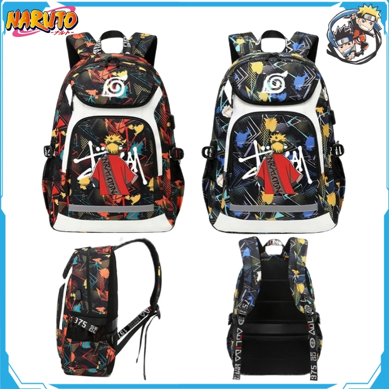 Naruto Children\'s School Bags Mountaineering Traveling Sports Backpack Student Computer Storage Pack Anime Knapsack Holiday Gift